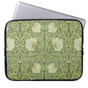 Funda Para Portátil William Morris Pimpernel Floral Blue Wallpaper