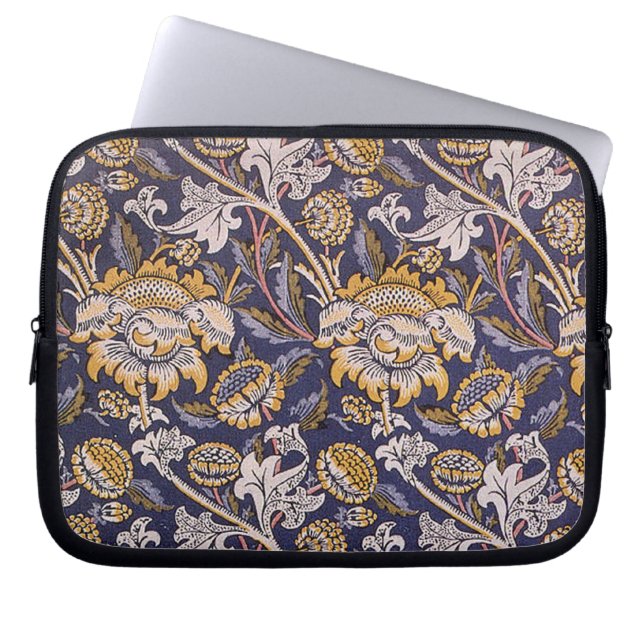 Funda Para Portátil William Morris Wey Floral Wallpaper (Frente)