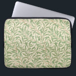 Funda Para Portátil William Morris Willow Bough Garden Flower Classic<br><div class="desc">Este diseño botánico de sauce (1887) se basa en el clásico dibujo original de William Morris (1834-1896) para su línea de fondo de pantalla victoriano inglés. Un magnífico y rico diseño folclórico.</div>