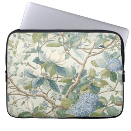 Funda Para Portátil Willow Little Magnolia Wallpaper Floral Coastal