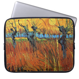Funda Para Portátil Willows at Sunset de Vincent van Gogh.