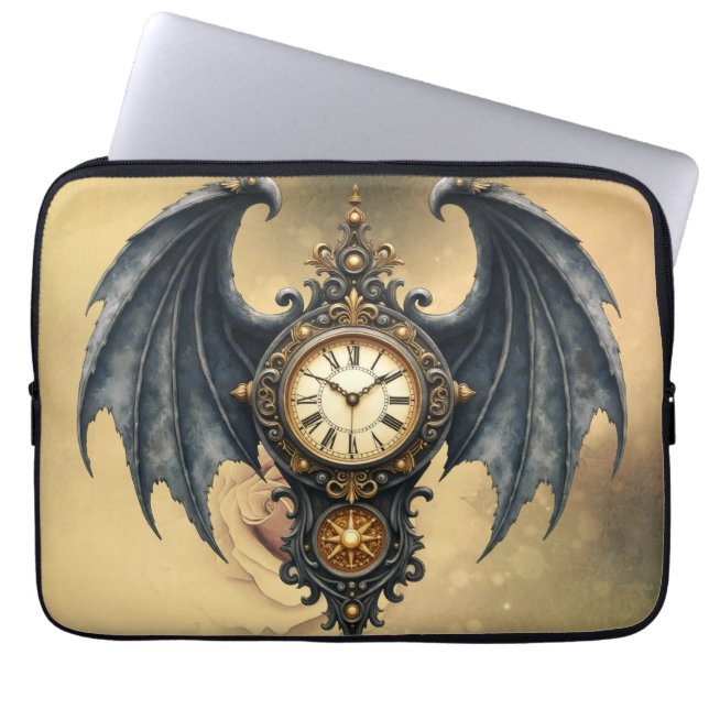 Funda Para Portátil Wings of Eternity – The Timeless Guardian.  (Frente)