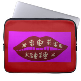 Funda Para Portátil Winter Holiday Smile Laptop Sleeve