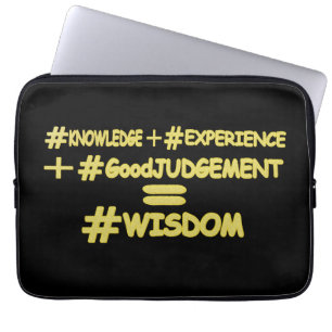 Funda Para Portátil "WISDOM EQUATION" Diseño De Expresión Cute. ¡Hazte