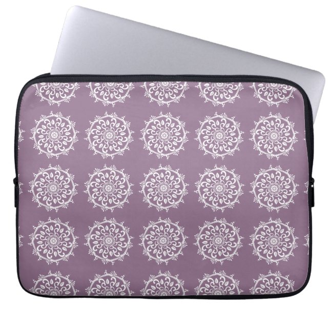 Funda Para Portátil Wisteria Mandala (Frente)