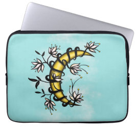 Funda Para Portátil Witchen moon boho floral wicca