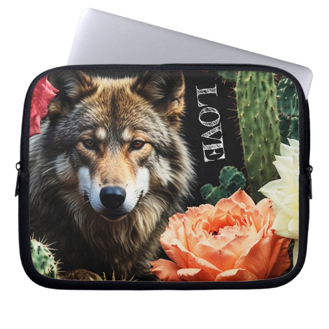 Funda Para Portátil Wolf23:Bolsa electrónica (Frente)