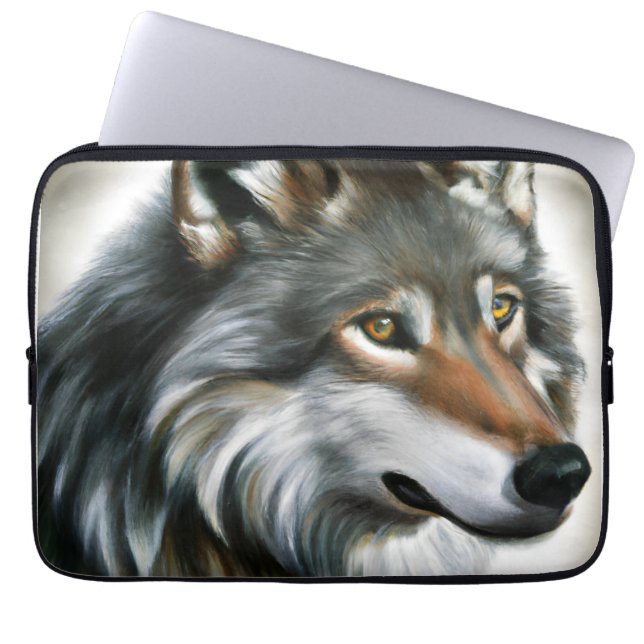 Funda Para Portátil Wolf Painting (Frente)