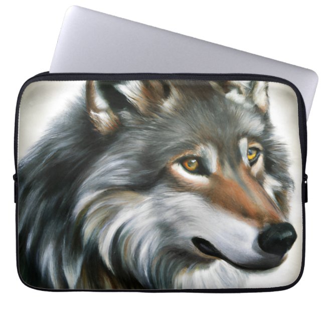 Funda Para Portátil Wolf Painting (Frente)