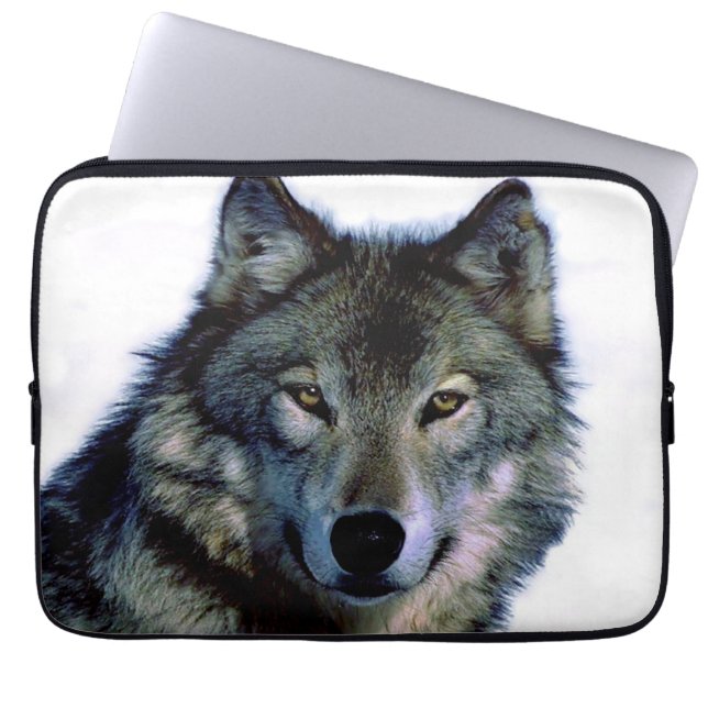 Funda Para Portátil Wolf Portrait (Frente)
