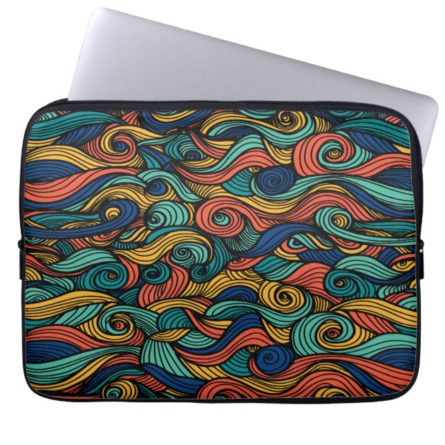 Funda Para Portátil Wool Topped paisley (Frente)