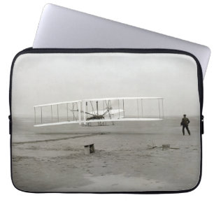 Funda Para Portátil Wright Brothers Flyer First Plane Flight Aviation