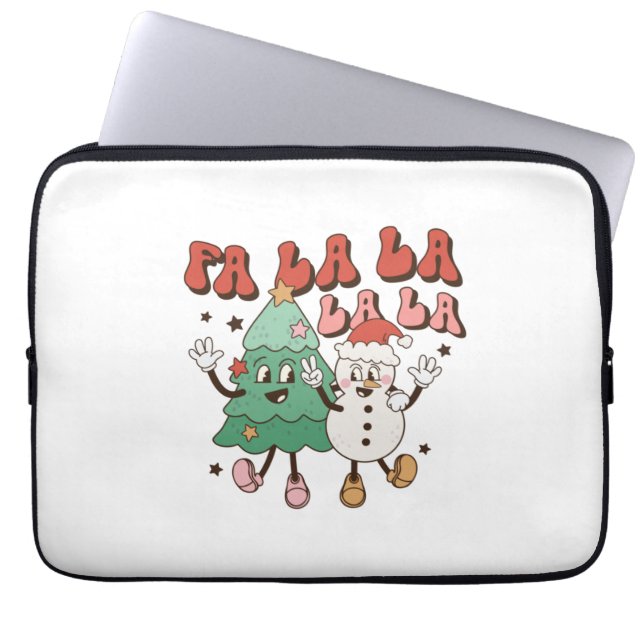Funda Para Portátil Xmas Gift Fa La La La La (Frente)