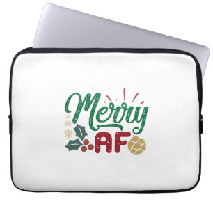 Funda Para Portátil Xmas Gift Merry AF Cool Sassy