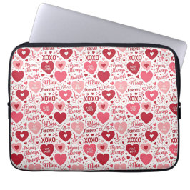Funda Para Portátil XOXO & Always Be Mine Pink Red