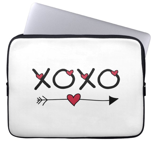 Funda Para Portátil XOXO San Valentín (Frente)