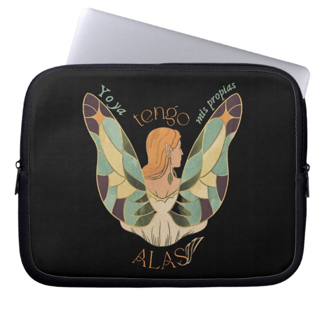 Funda Para Portátil Ya tengo mis propias alas (Frente)