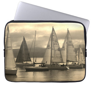 Funda Para Portátil Yates en la bahía de Rothesay, Escocia.