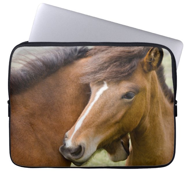 Funda Para Portátil Yegua y Potro (Frente)