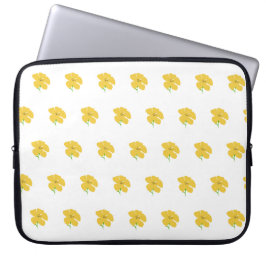 Funda Para Portátil Yellow floral