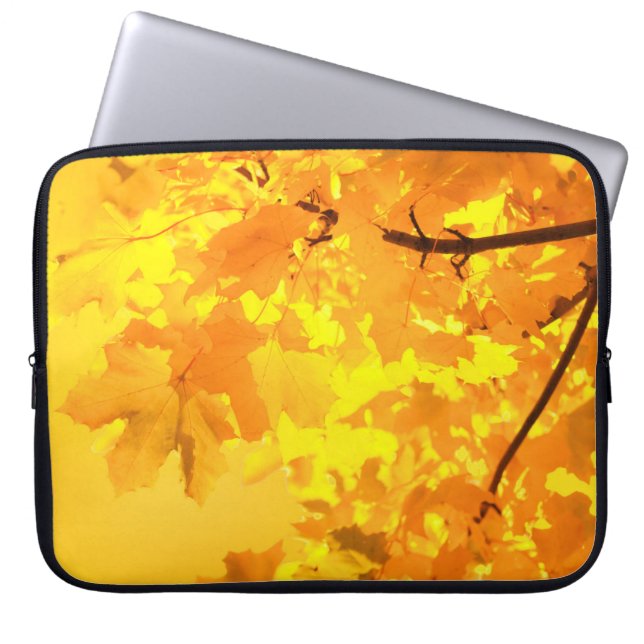 Funda para portátil Yellow Maple (Frente)