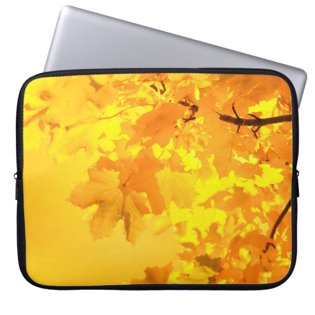 Funda para portátil Yellow Maple (Frente)