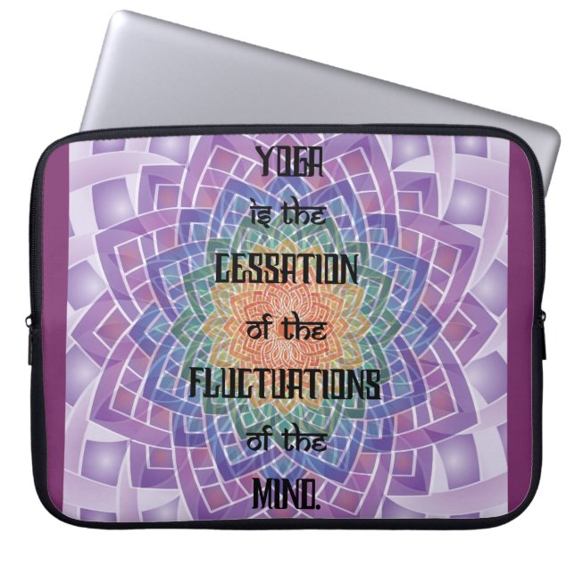 Funda Para Portátil Yoga céltica Sutra (Frente)