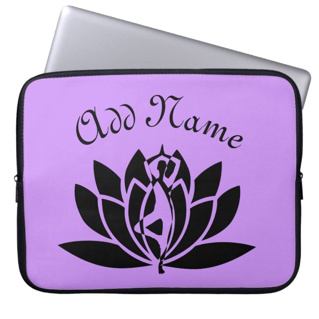 Funda Para Portátil Yoga Lotus (Frente)