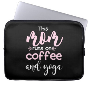 Funda Para Portátil Yoga Lover Esta Mamá Corre En Café Y Yoga