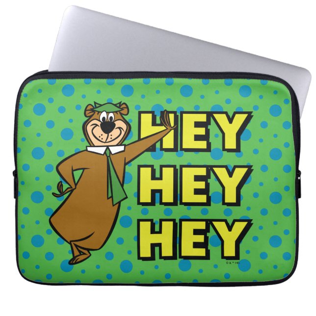 Funda Para Portátil Yogi Bear Hey Hey (Frente)