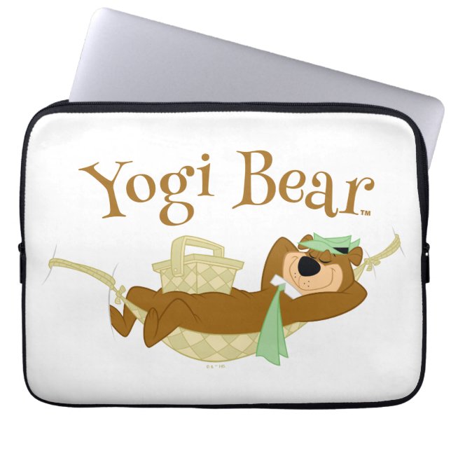 Funda Para Portátil Yogi Bear Picnic Hammock Nap Time (Frente)