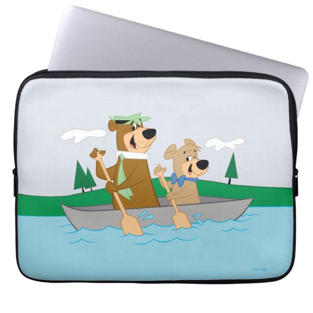 Funda Para Portátil Yogi Bear y Boo Fun Canoaventura (Frente)