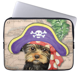 Funda Para Portátil Yorkie Pirate