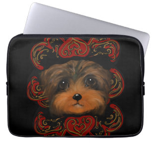 FUNDA PARA PORTÁTIL YORKIE POO