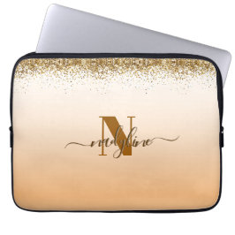 Funda Para Portátil Your Name and Name First letter personalize
