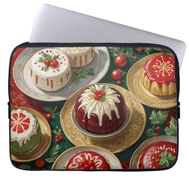Funda Para Portátil Yuletide Feast (Frente)