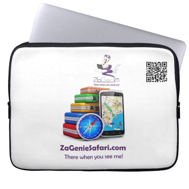 Funda Para Portátil ZaGenie Safari - Funda portátil de 13" (Frente)