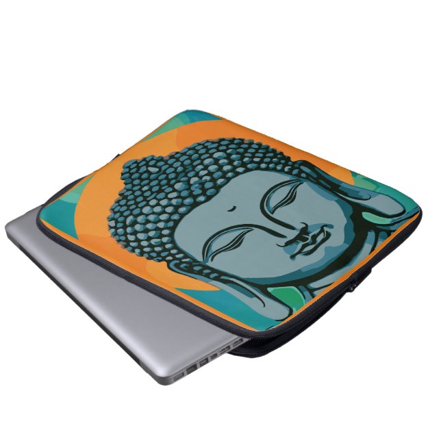 Funda Para Portátil Zen Buddha Head (Inferior anverso)
