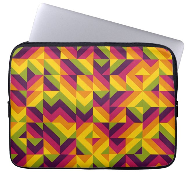 Funda Para Portátil Zest Mosaic Chevron (Frente)