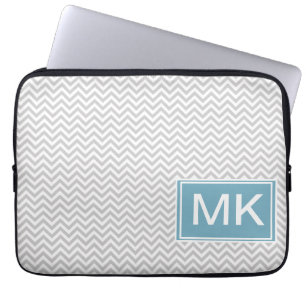 Funda Para Portátil ZigZag gris simple