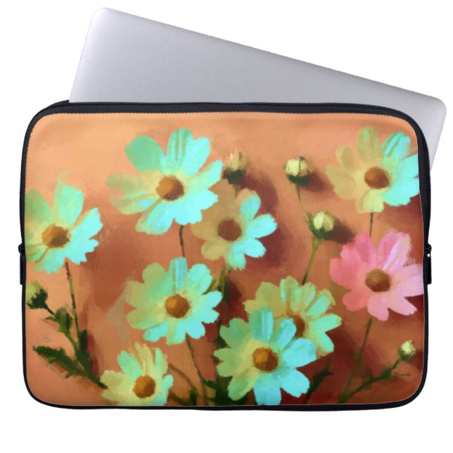 Funda Para Portátil Zinnia Elegans Flores (Frente)