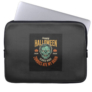 Funda Para Portátil Zombies de Halloween se comieron mi cerebro