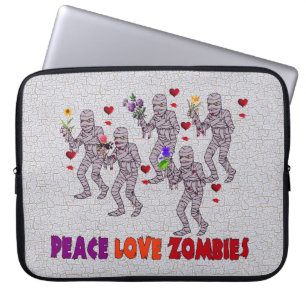 Funda Para Portátil Zombis del amor de la paz