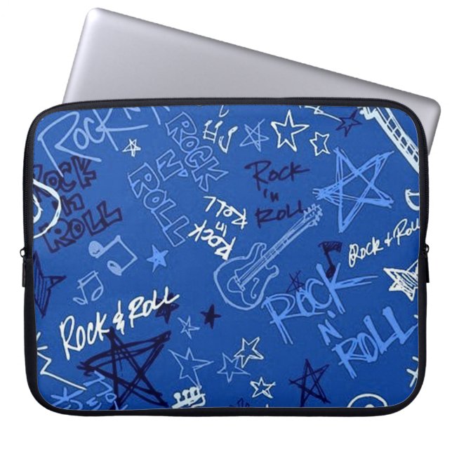 Funda para portátiles Blue Star Rock & Roll Rock (Frente)