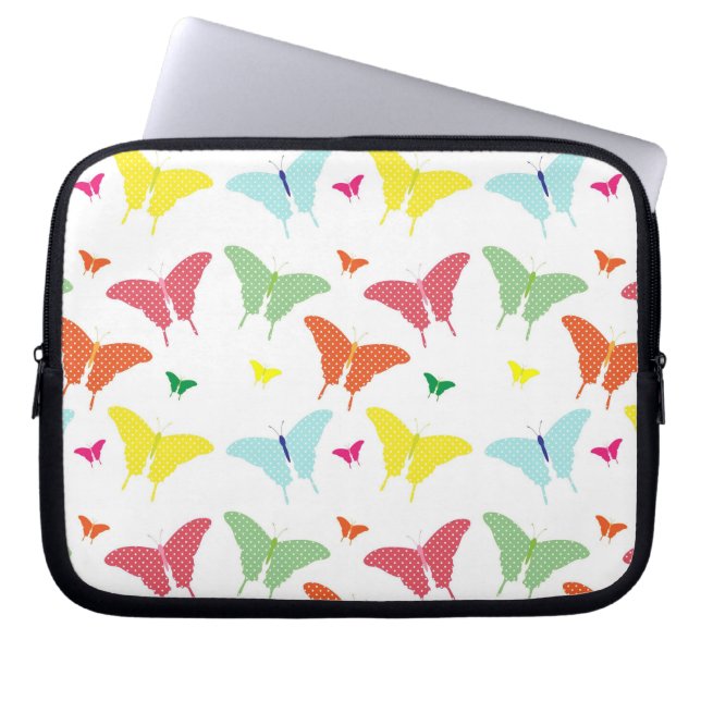 Funda para portátiles de mariposa (Frente)