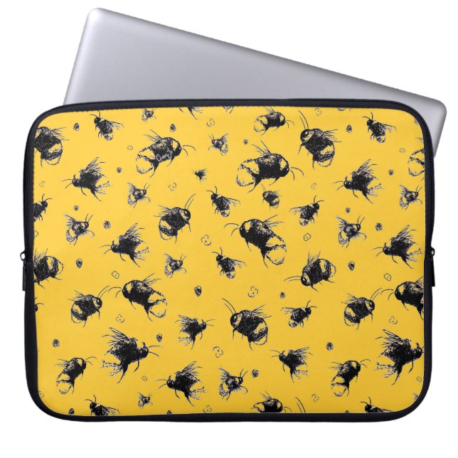 Funda para portátiles Fun Bee | Regalo de cumpleañ (Frente)
