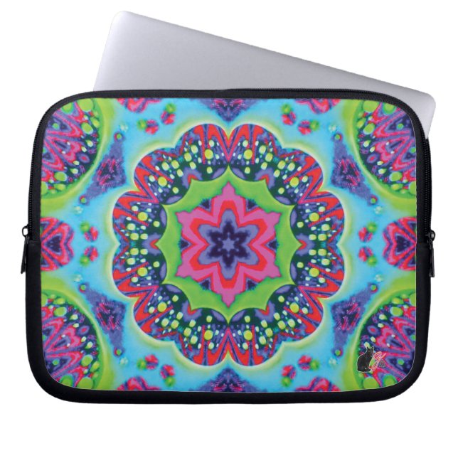 Funda para portátiles lúcida Kaleidoscope (Frente)