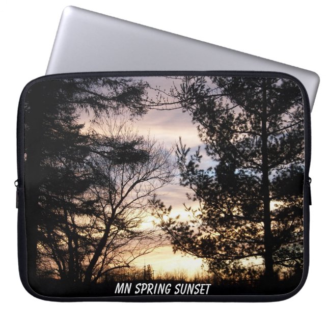 Funda para portátiles Minnesota Spring Sunset (Frente)