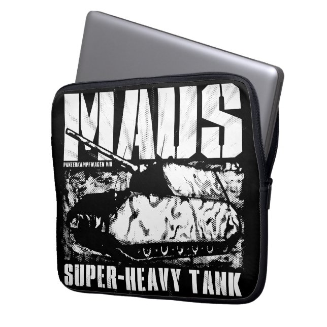 Funda para portátiles Panzer VIII Maus Neoprene de (Anverso izquierdo)