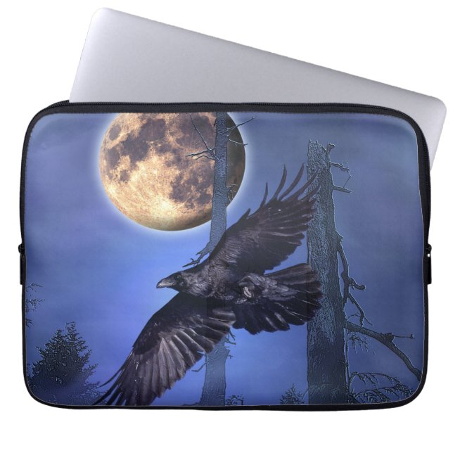 Funda para portátiles Raven y Moon (Frente)
